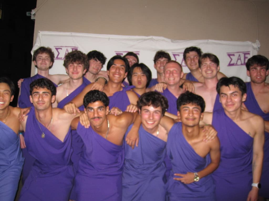 California Epsilon members at a yearly chapter tradition
